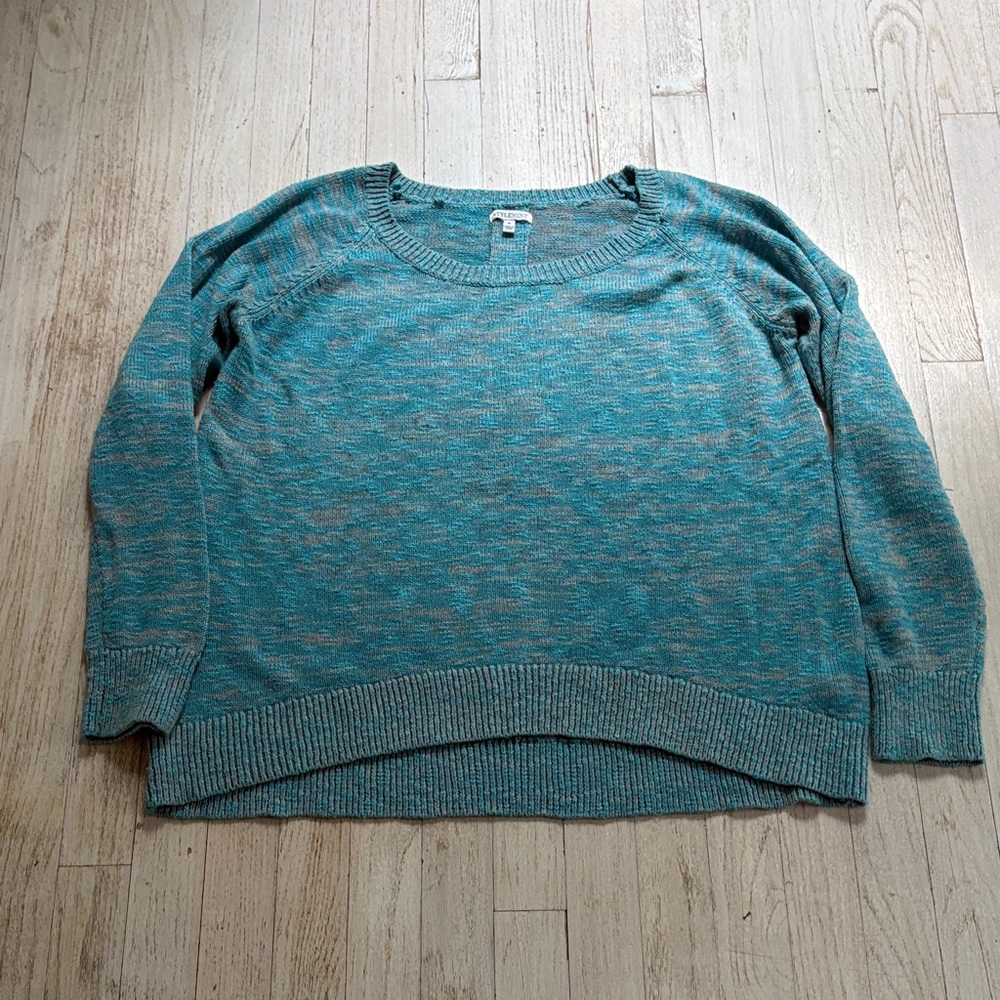 StyleMint Teal Crew Neck Sweater
